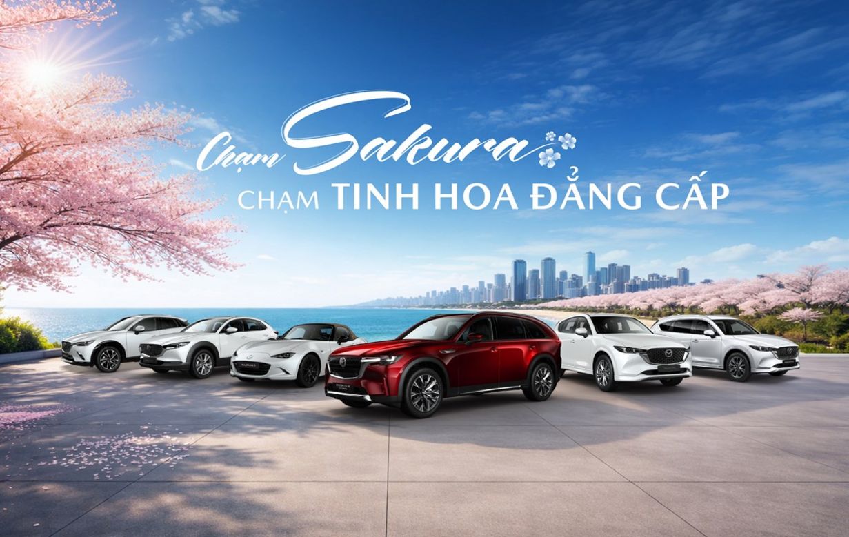 Mazda và Sakura: Chạm Tinh Hoa Nghệ Thuật Thiết Kế