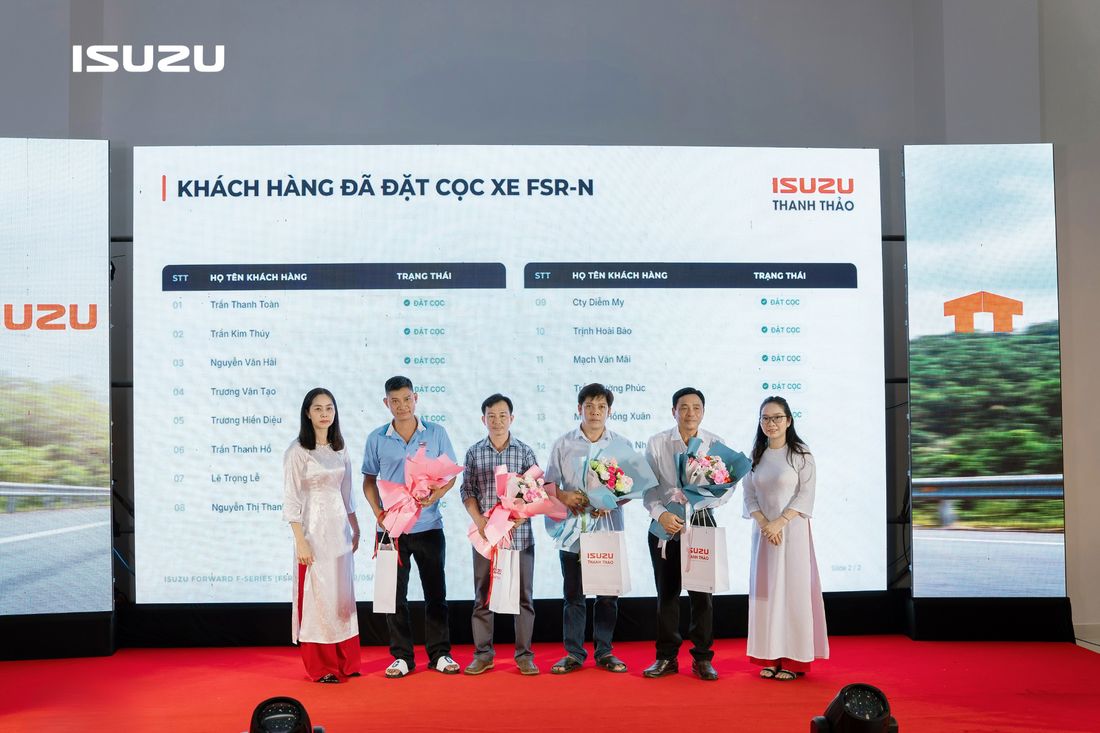 Isuzu FSR-N chính thức ra mắt tại thị trường Cà Mau