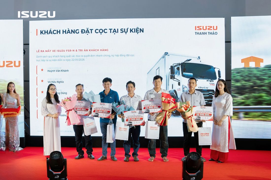Isuzu FSR-N chính thức ra mắt tại thị trường Cà Mau