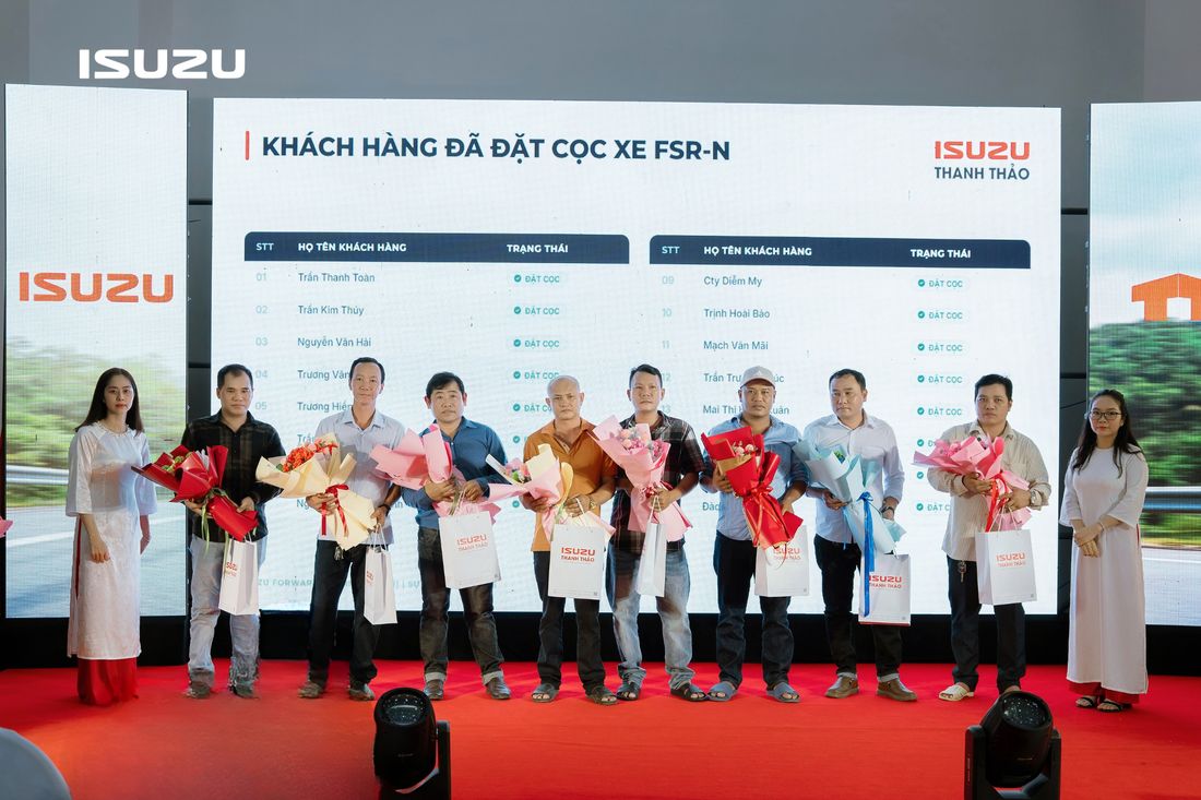 Isuzu FSR-N chính thức ra mắt tại thị trường Cà Mau