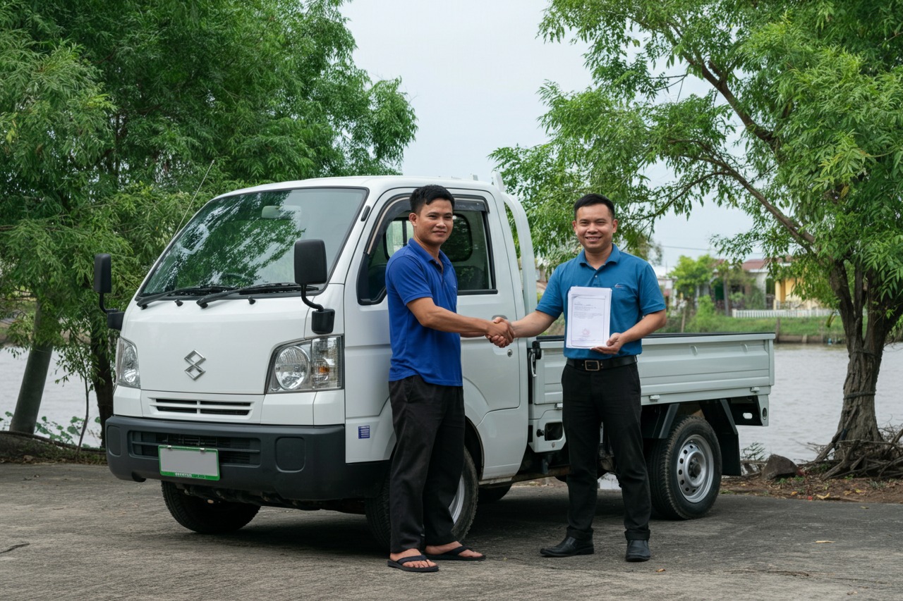 Giao dịch thu mua xe tải cũ tại Cà Mau