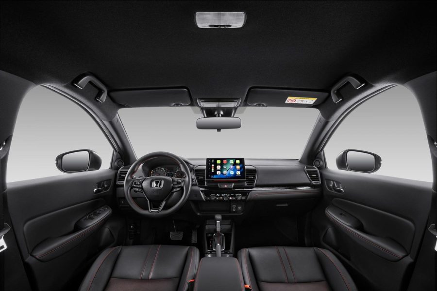 Khoang nội thất Honda City bản nâng cấp với màn hình giải trí trung tâm