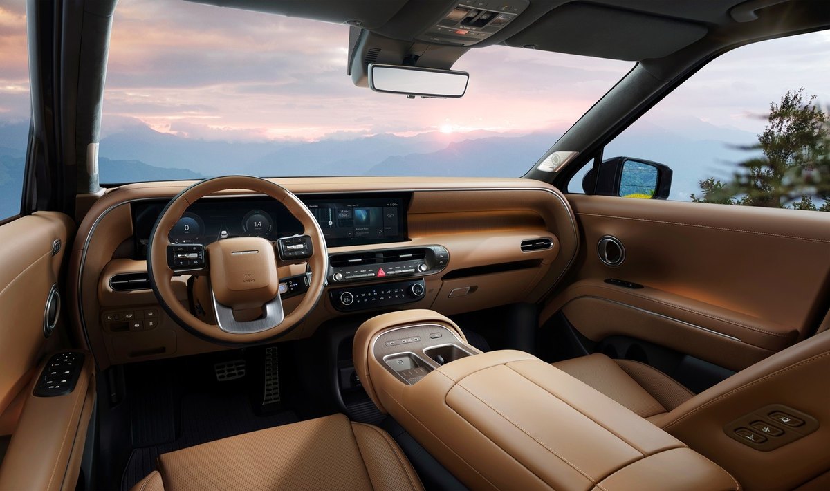 Không gian khoang lái của Hyundai Palisade Hybrid