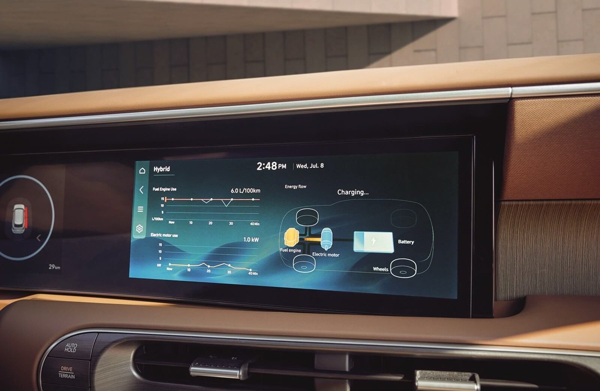 Giao diện hybrid trên màn hình của Palisade Hybrid