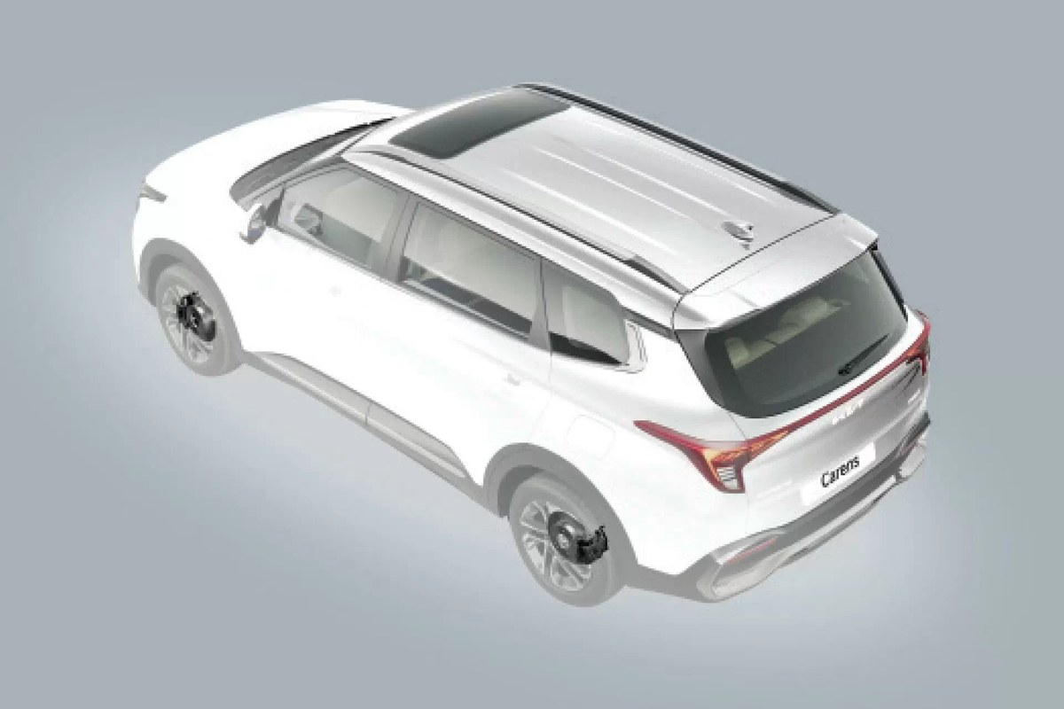Kia Carens nhìn từ trên cao