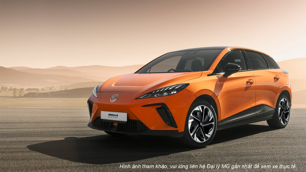 Ngoại thất MG4 EV với dải đèn pha công nghệ cao
