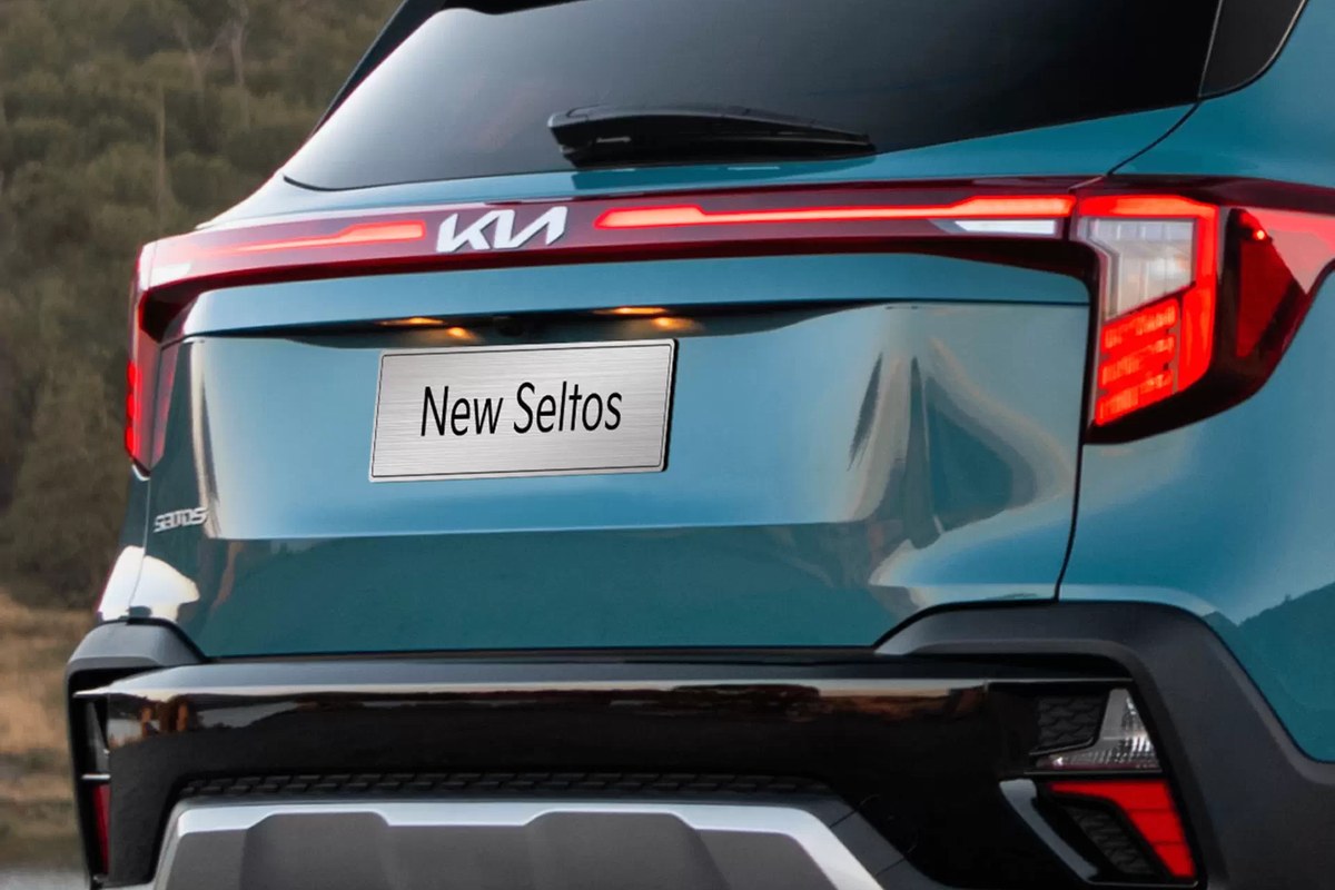 Đuôi xe New Seltos với dải đèn LED Star-map